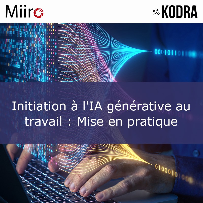 Initiation à l'IA générative au travail : Mise en pratique