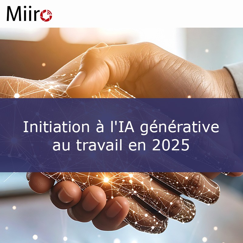 Initiation à l'IA générative au travail en 2025